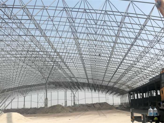 醴陵钢厂料仓网架工程